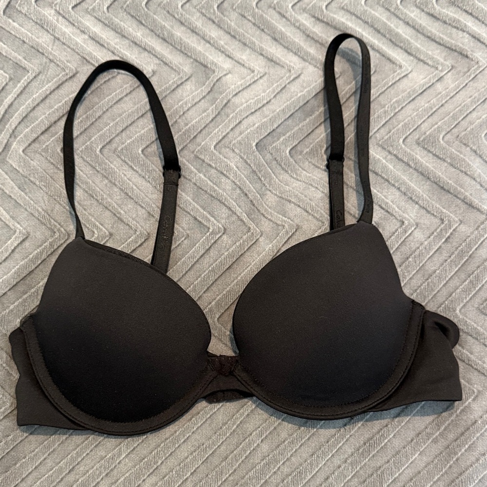 Calvin Klein Black Push-up Bra